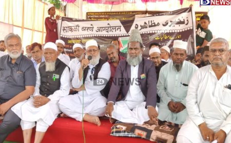 दिल्लीगेट येथील आंदोलकांचा लाॅन्ग मार्च जाणार सरला बेटकडे...!