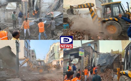 दहा वर्षांनंतर रोशनगेट ते कटकट गेट रस्त्याचा श्वास मोकळा, 7 मालमत्ता पाडल्या