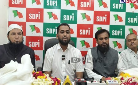 एसडीपिआय भाजपाला रोखण्यासाठी पर्याय म्हणून निवडणूकीच्या रिंगणात...!