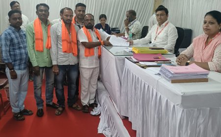 बी.आर.पाटील यांनी भरला पूर्व मधून उमेदवारी अर्ज