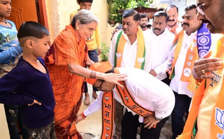 पूर्व मतदारसंघात महायुतीचे उमेदवार अतुल सावे यांची प्रभावी पदयात्रा