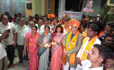 सुरेवाडी, मयुरपार्क, भगतसिंगनगर येथे प्रदिप जैस्वाल यांच्या प्रचाराचा झंझावात