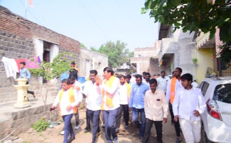 ग्रामीण भागाच्या सर्वांगीण विकासासाठी मला निवडून द्या - राजू शिंदे