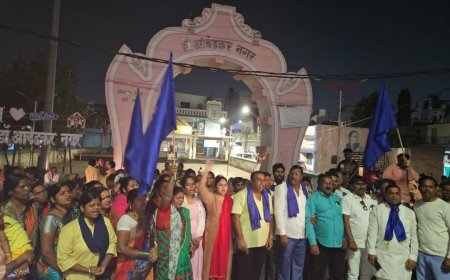 इम्तियाज जलील यांच्या विरोधात आंबेडकर नगरात आंदोलन