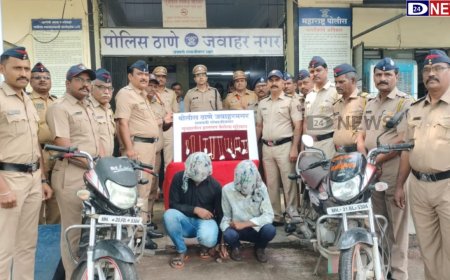 कुख्यात दोन मंगळसूत्र चोर पोलिसांनी केले जेरबंद...!