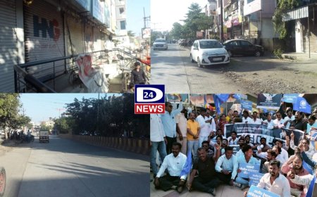 परभणी येथील घटनेच्या निषेधार्थ शहरात महाराष्ट्र बंदला संमिश्र प्रतिसाद, क्रांतीचौकात मोर्चा