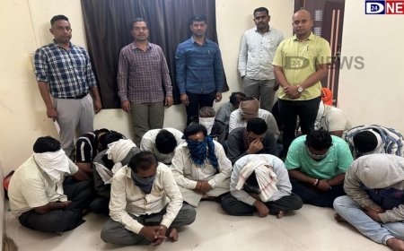 जुगार अड्ड्यावर छापा, 18 आरोपी ताब्यात...!