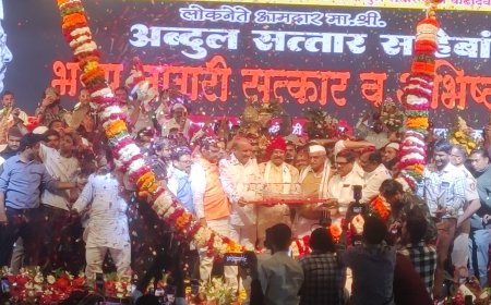 तुम्ही म्हणता सिल्लोडला येईल मी येथे येऊन गुडगिरी संपवणार - आमदार अब्दुल सत्तार यांचा विरोधकांना इशारा