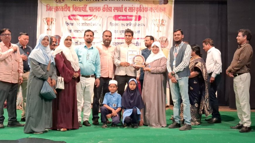 किराडपुरा मनपा शाळेला मुख्यमंत्री माझी शाळा सुदर शाळा पुरस्कार