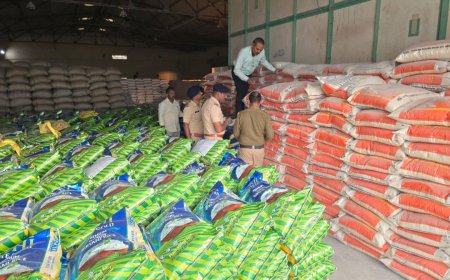 रेशनचे धान्याचा काळेबाजार, एॅग्रो कंपनीच्या गोडाऊनवर छापा, कोट्यवधी रुपयांचा मुद्देमाल जप्त