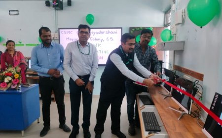 मनपाच्या शाळेत लॅन्गवेज लॅब सन्याको साॅफ्टवेअर...!