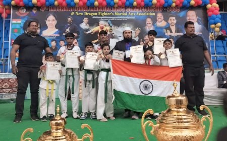 इंटरनॅशनल कोच हाफिज इम्रान सन्मानित, बिडकीनला 7 गोल्ड तर एक कास्य पदक...!