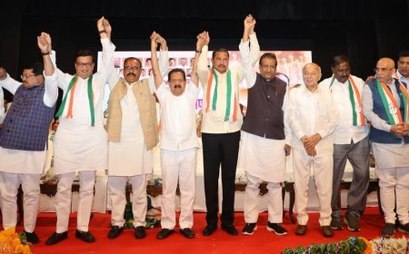 काँग्रेसचा मुख्यमंत्री बनवायचा आहे... पदग्रहण सोहळ्यात हर्षवर्धन सपकाळ यांचा निर्धार...!