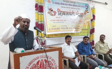 छत्रपती शिवाजीराजे हे जाती धर्माच्या पलिकडील महापुरुष - मिर्झा कय्यूम नदवी