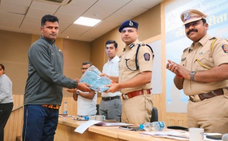 महाराष्ट्र पोलीस क्रीडा स्पर्धा - 2025 साठी 221 खेळाडू जाणार...!