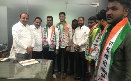 मनसेचे अनिकेत निल्लावार यांचा असंख्य कार्यकर्त्यांसह राष्ट्रवादीत प्रवेश