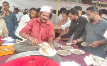 पवित्र रमजान महीन्याच्या आगमनाची तयारी, कटकट गेट येथे हैदराबादी हरीस...!