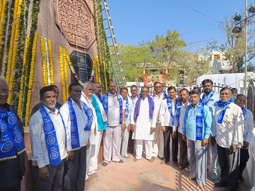 भारतीय दलित पॅंथरच्या वतीने शिवजयंती साजरी...!