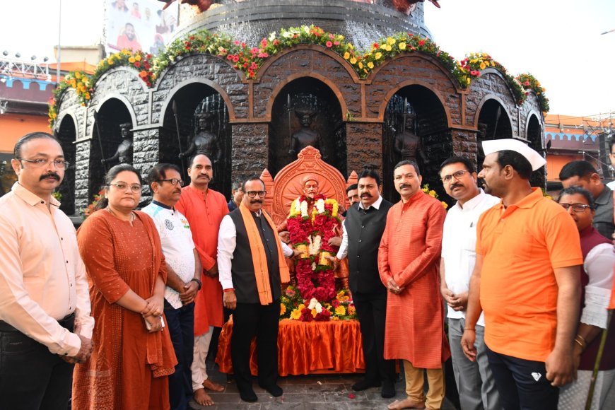 शहरभर छत्रपती शिवाजी महाराजांचा जयघोष... जयंती उत्साहात साजरी