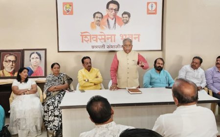 शिवसेनेच्या अंगिकृत संघटना अमिषाला बळी न पडता उध्दव ठाकरे यांच्या पाठीशी - शिवसेना नेते चंद्रकांत खैरे