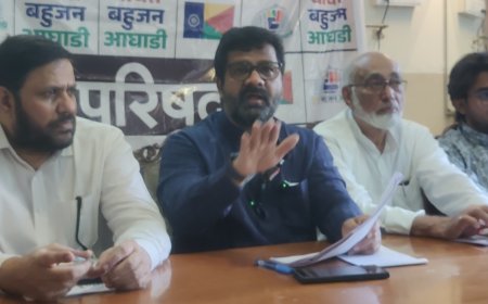 वक्फ बिलावर राहुल गांधी गप्प का तर शरद पवार राज्यसभेत गैरहजर का राहिले - वंचितचे प्रवक्ते फारुख अहेमद बरसले