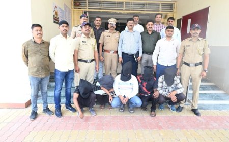 महाराष्ट्र ग्रामीण बँक जाळणारी टोळी गजाआड...! पोलिस अधीक्षक डॉ विनयकुमार राठोड यांची माहिती