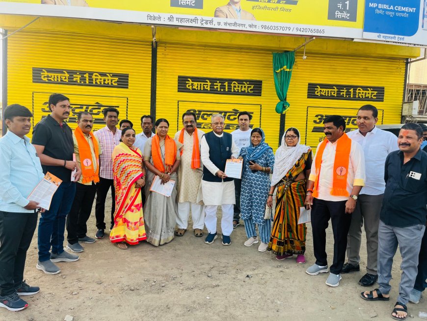 "लबाडांनो पाणी द्या" जनआंदोलन अंतर्गत कट्टा बैठका, चंद्रकांत खैरे उतरले मैदानात