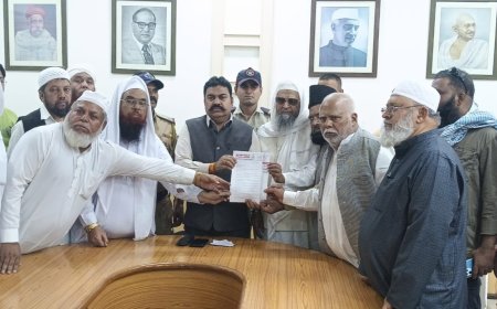 वक्फ संशोधन कायदा रद्द करा, राष्ट्रपतींना मुस्लिम पर्सनल लॉ बोर्डाच्या वतीने निवेदन...!