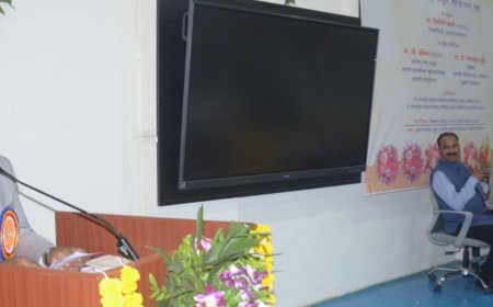 राज्य निवडणूक आयुक्त दिनेश वाघमारे यांचा सत्कार