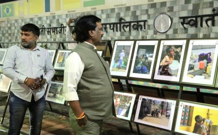 शहराच्या पाण्याची दाहकता छायाचित्रांच्या माध्यमातून रेखाटली...