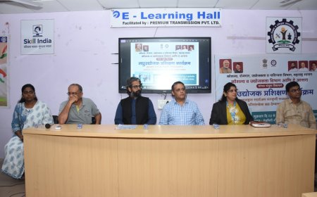 कौशल्य, रोजगार, उद्योजकता व नाविन्यता विभागाच्या वतीने प्रशिक्षण...