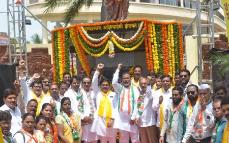 पुण्यश्लोक अहिल्यादेवी होळकर यांना काँग्रेसच्या वतीने अभिवादन....