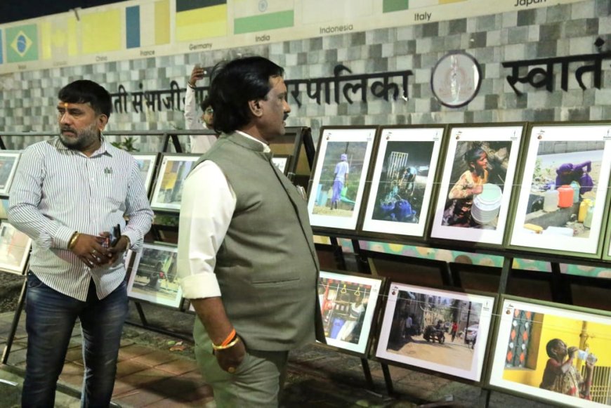 शहराच्या पाण्याची दाहकता छायाचित्रांच्या माध्यमातून रेखाटली...