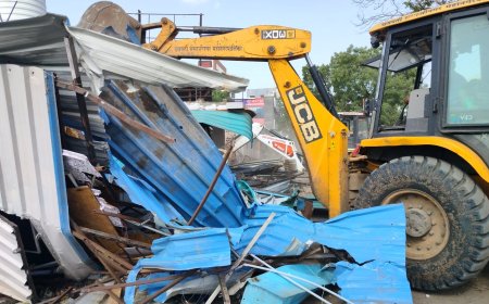 बीड बायपास सर्व्हिस रोडवर 118 अतिक्रमण निष्कासित