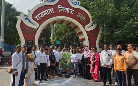 पर्यावरण दिनानिमित्त आरोग्य केंद्र भीमनगर तर्फे विविध कार्यक्रमांचे आयोजन...