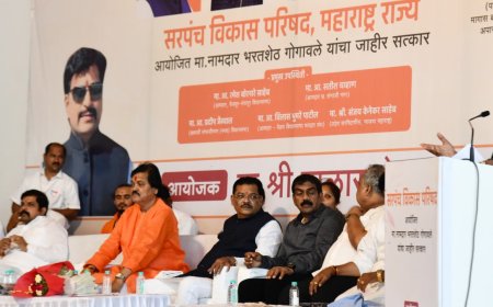 सरपंच ग्रामविकासाचे दुत - रोहयो मंत्री भरत गोगावले