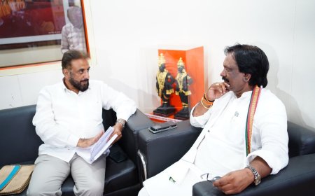 अंबादास दानवे व इम्तियाज जलिल साथ साथ...