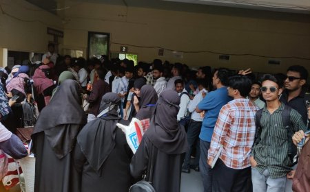 मेगा जाॅब फेअर मध्ये शेकडो युवकांना मिळाला रोजगार...