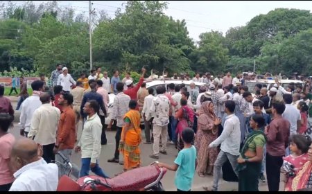 मुकुंदवाडीत राज्यपाल हरिभाऊ बागडेंचा ताफा अडवला....