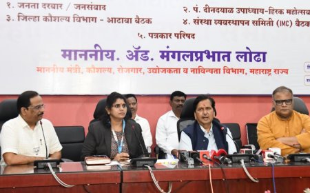 जिल्ह्यातील औद्योगिक क्षेत्राला कुशल मनुष्यबळ उपलब्धतेसाठी अद्यावत कौशल्य प्रशिक्षण - मंत्री मंगलप्रभात लोढा