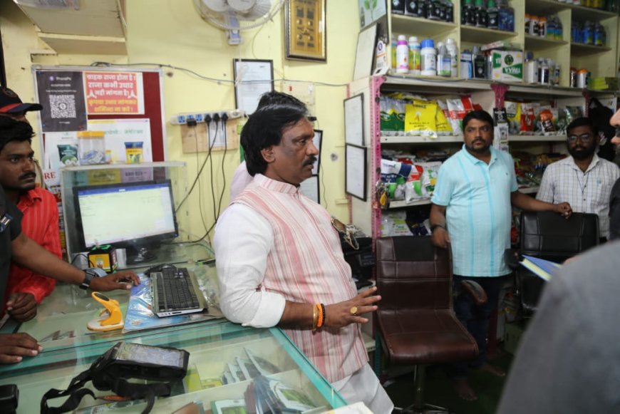 चढ्या दराने बियाणे व खते विकणा-या व्यापा-यांवर गुन्हे दाखल करा - अंबादास दानवे