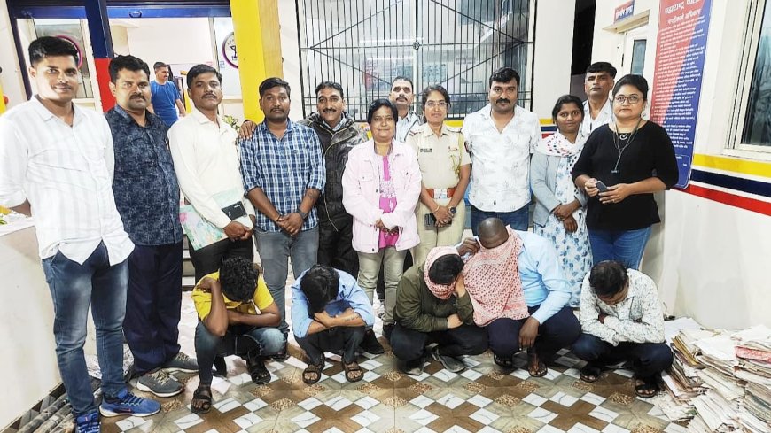 कुंटनखान्यावर पोलिसांचा छापा, पाच पिडीत महीलांची सुटका...