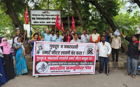 स्मार्ट मीटर मुळे विजेचा झटका, आचलला एक कोटीची नुकसानभरपाई द्या, स्मार्ट मिटर लावणे बंद करा...