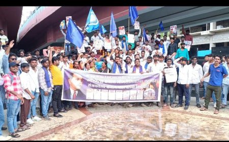 कमान पाडल्याच्या निषेधार्थ पँथर सेनेचा एल्गार...