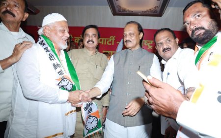 जिल्ह्यातील शेकडो कार्यकर्त्यांचा राष्ट्रवादीत जाहिर प्रवेश