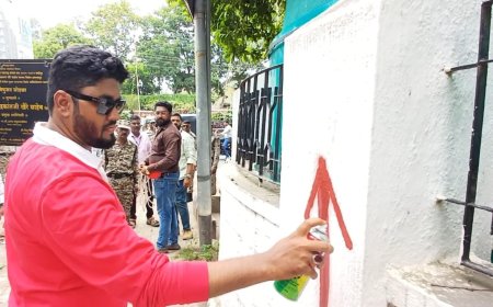 बुलडोझरला विश्रांती...VIP रस्त्याची मोजणी सुरु...