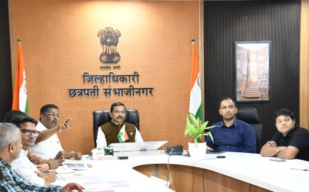 जिल्हा विकास आराखडा अंमलबजावणीबाबत सादरीकरण