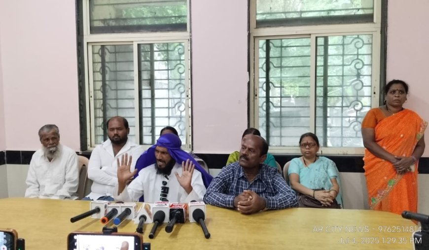 अतिक्रमण हटाव मोहिमेच्या निषेधार्थ झोपडपट्टी महापंचायत - अॅड विवेक चव्हाण