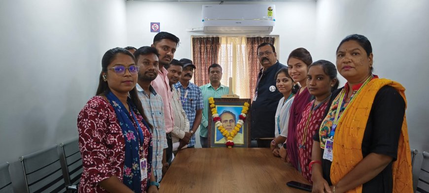 सिध्दार्थ महाविद्यालयात लोककवी अण्णाभाऊ साठे यांचा स्मृतीदिन संपन्न