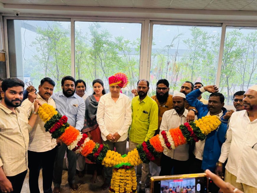 राष्ट्रवादीचे शहराध्यक्ष अभिजित देशमुख यांच्या यशस्वी कार्यकाळाचा सन्मान सोहळा...